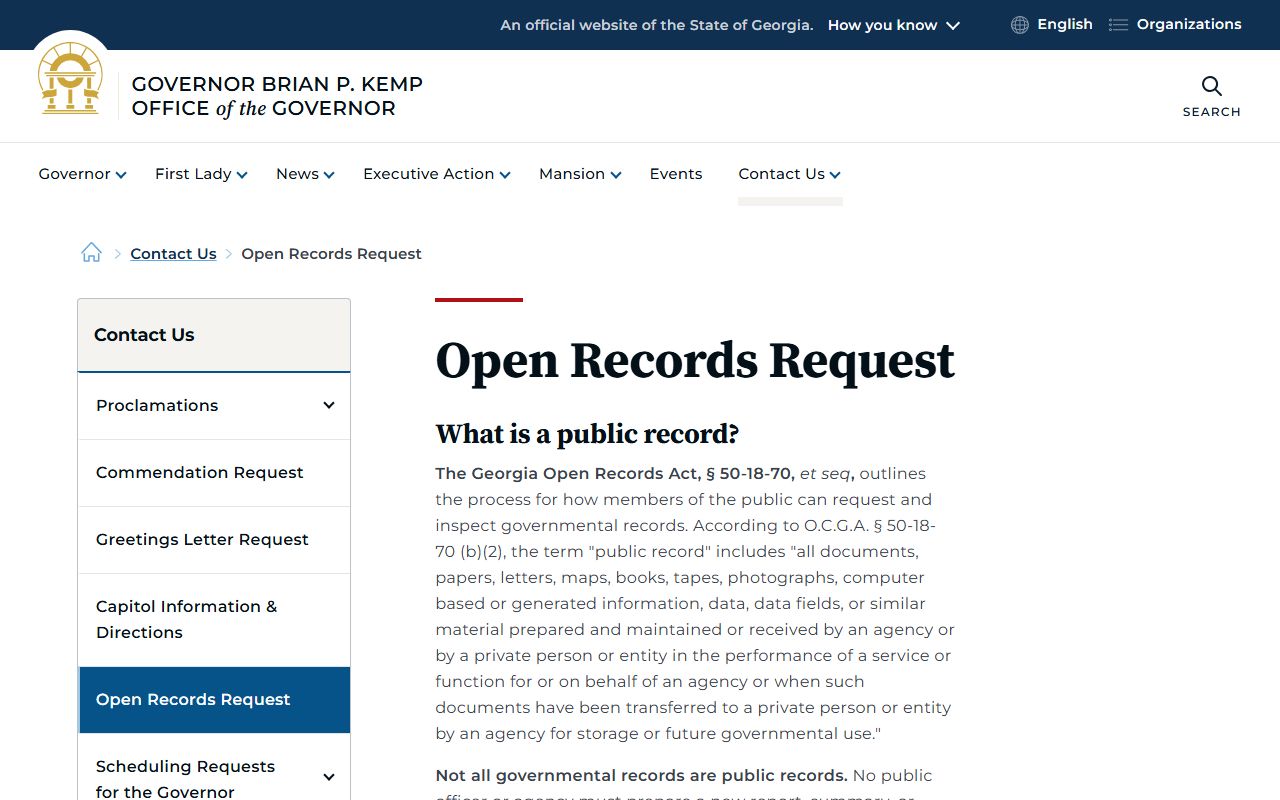 Douglas County clerk records Georgia open records request source