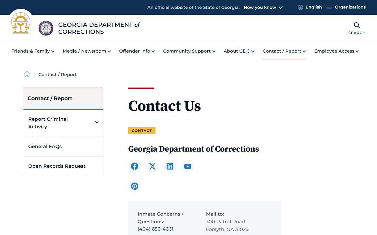 Douglas County arrest records Georgia DOC contact information