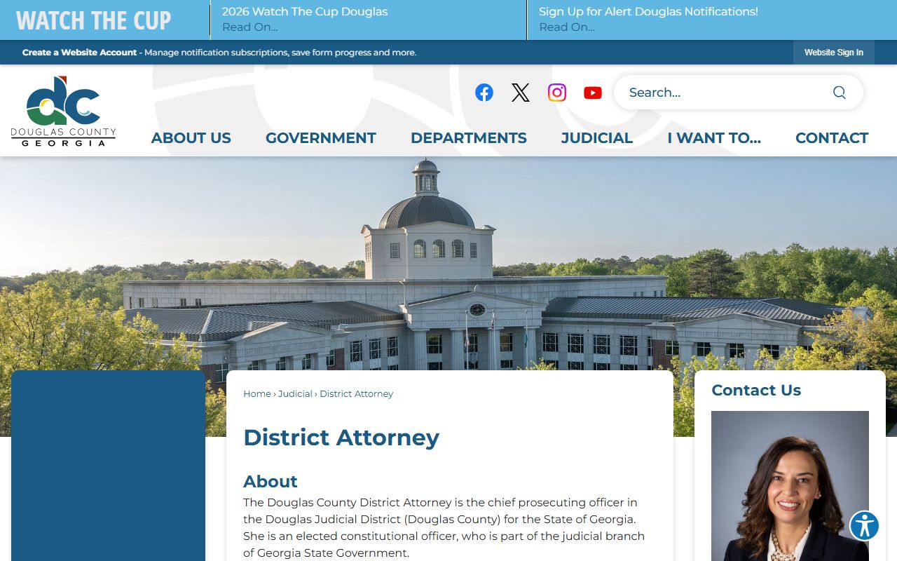 Douglas County criminal court records District Attorney office