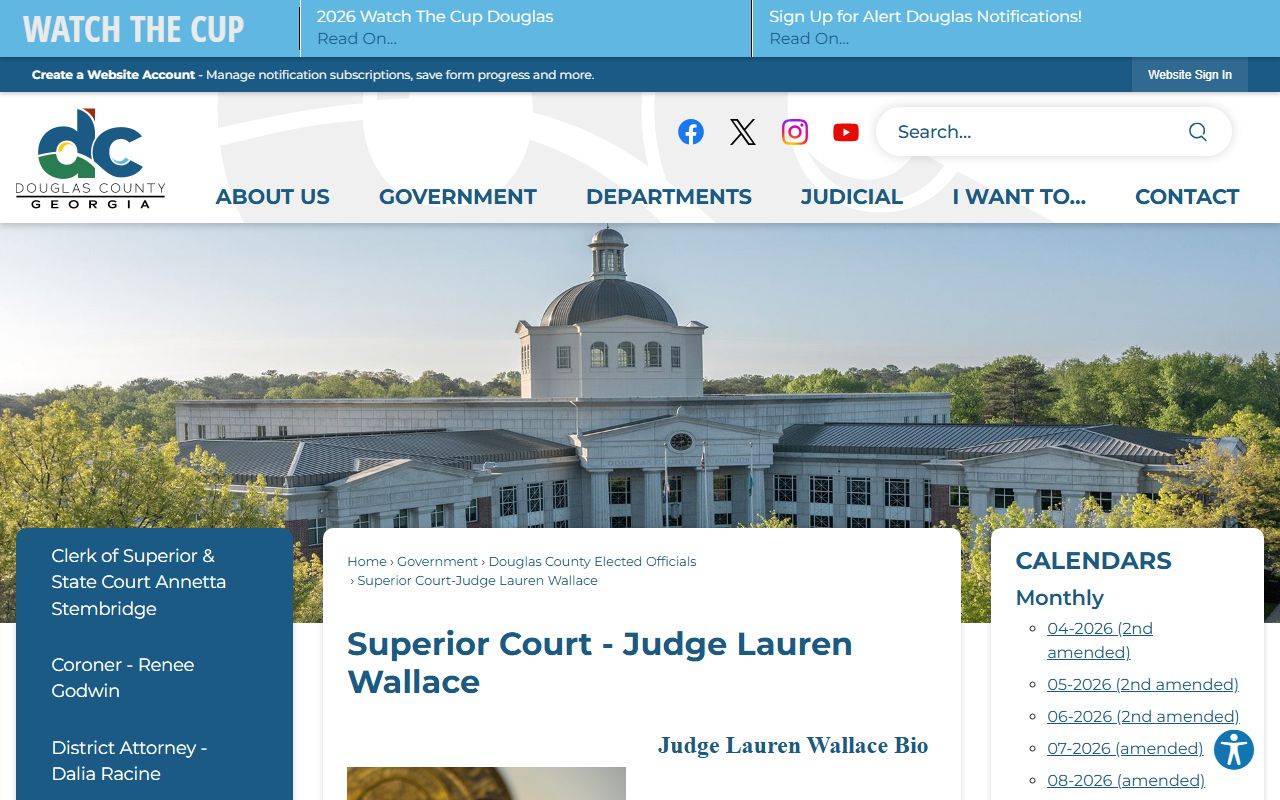 Douglas County Superior Court Judge Lauren Wallace source