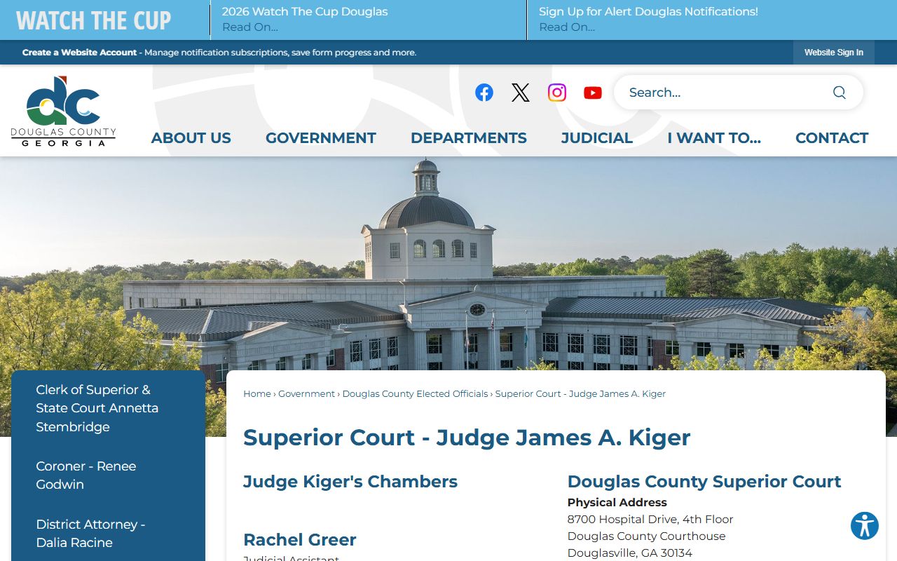 Douglas County Superior Court Judge James Kiger source