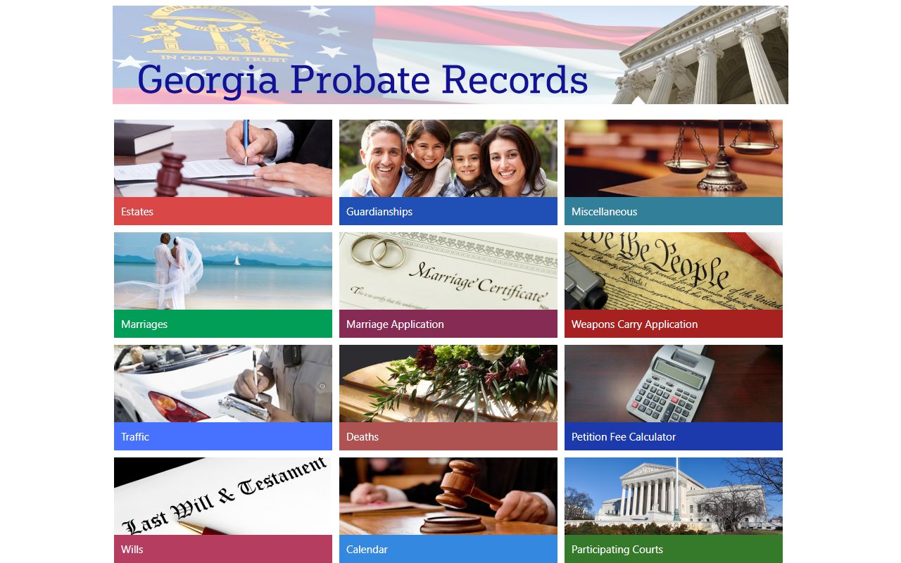 Douglas County probate records Georgia Probate Records system